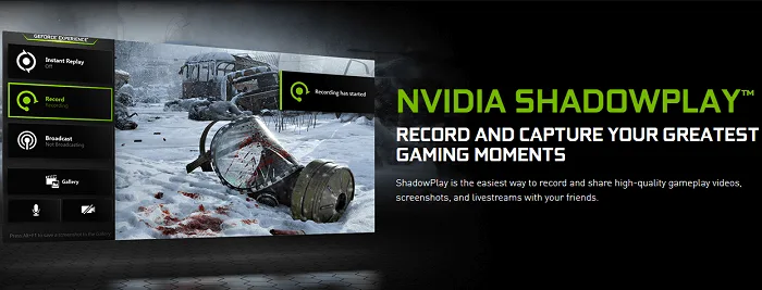 Top Minecraft Recording Software NVIDIA ShadowPlay