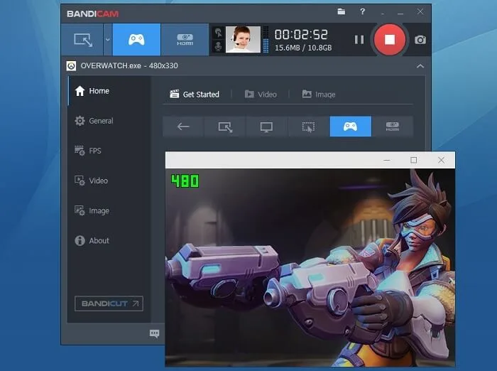 bandicam game recording software