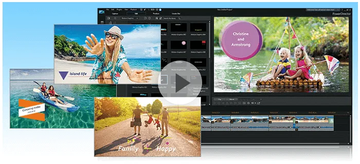 Cyberlink Power Director editor