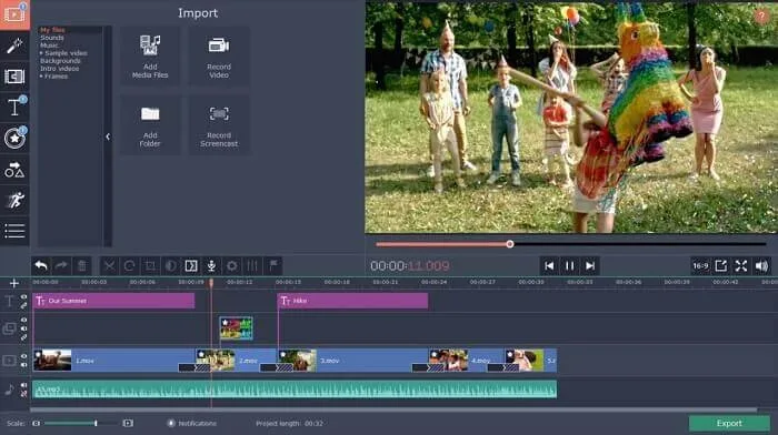 Movavi video editing software for pc