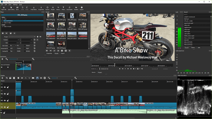 Shotcut video editing software for beginners