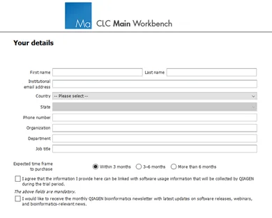 CLC Workbench Pricing 4
